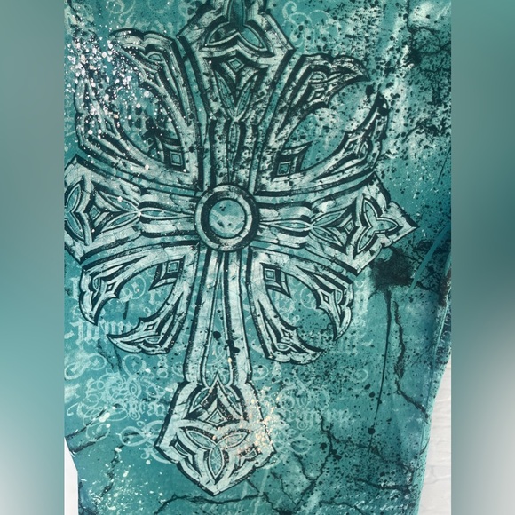 Affliction Short Sleeved Tee Size Small - Picture 8 of 11